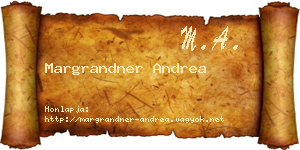 Margrandner Andrea névjegykártya